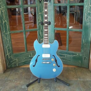2012 Gibson Midtown Standard Semi-Hollow Electric in Pelham Blue w/ Case image 3