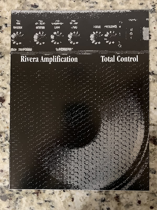 Rivera Amp Catalog 1993 M100 Twin Super Killer 112 212 R412 Reverb