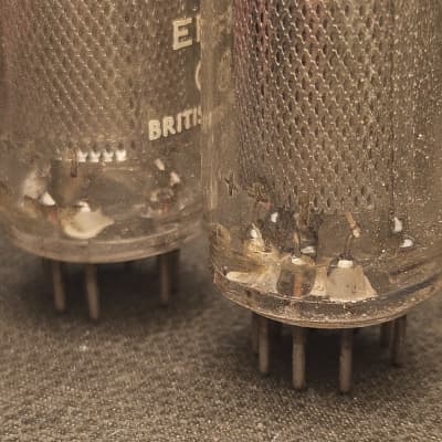Matched pair Mullard Ef86 - Square D Getter - ++1 image 6
