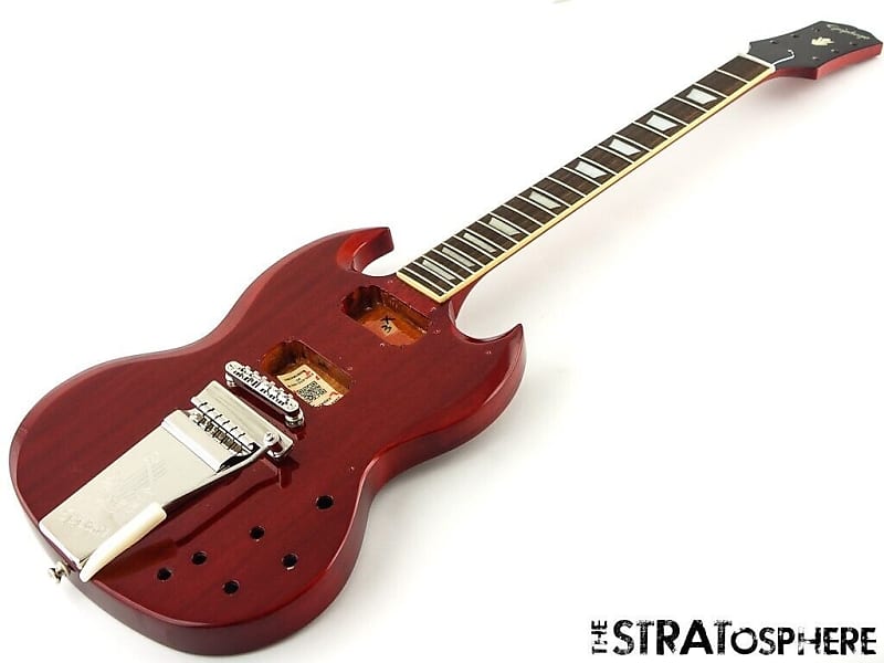 2023 Epiphone SG Standard 60s Maestro Vibrola BODY NECK Mahogany Vintage  Cherry