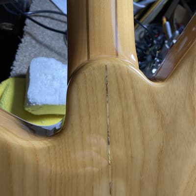 Sozo Bass 2018  Schecter Style Maple Burl.  As New, Killer 4 String Big Mojo. image 14