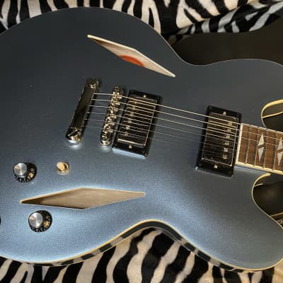 NEW ! Epiphone Dave Grohl DG-335 Semi-hollowbody Electric Guitar - Pelham Blue - In-Stock! - Authorized Dealer image 3