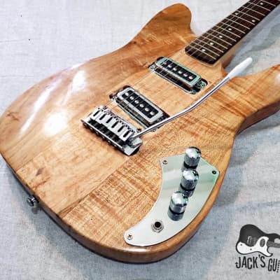 Home Brewed "Strat-o-Beast" Electric Guitar w/ Ric Pups (Natural Gloss Exotic Wood) image 3