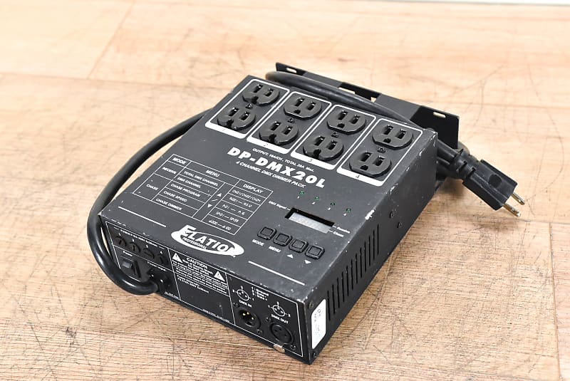 Elation DPDMX20L 4Channel DMX Dimmer/Switch Pack CG00XXG Reverb
