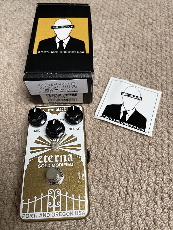 Mr. Black Eterna Gold Modified Pedal 2023 | Reverb Mr. Black Eterna Gold Modified Pedal 2023 | Reverb