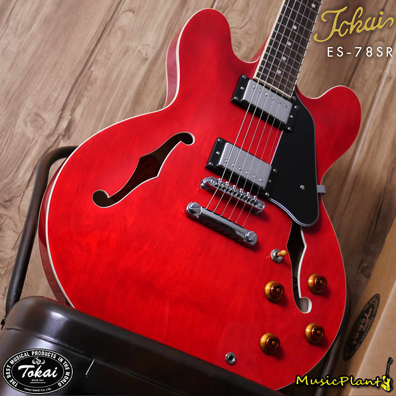 美品 TOKAI ES190 LEFT SEE THROUGH RED 左利き用 TOKAI ES190 LEFT SEE THROUGH RED 左利き用ギター（Tokai ES
