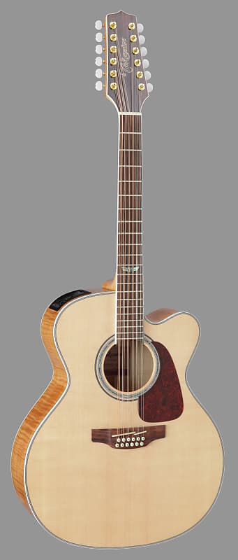 Takamine GJ72CE-12NAT Jumbo 12-String Acoustic Electric Guitar in Natural image 1