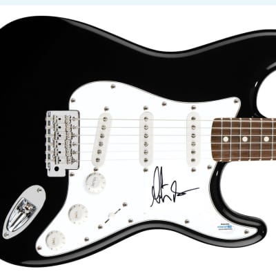 Jethro Tull Marin Barre Autographed Signed Guitar ACOA image 1