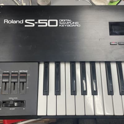Vintage 1980s Roland S-50 12-bit Sampling Keyboard Sampler Synth Synthesizer image 3
