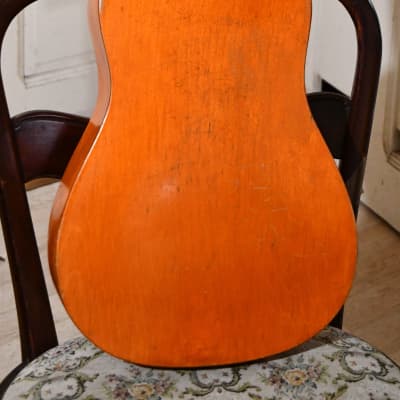 Vintage Cremona 510 – 1950s Parlor / Travel guitar, Czechoslovakia, Great Condition and Sound image 4