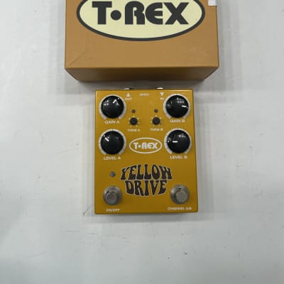 T-Rex Yellow Drive Dual Channel Distortion Pedal