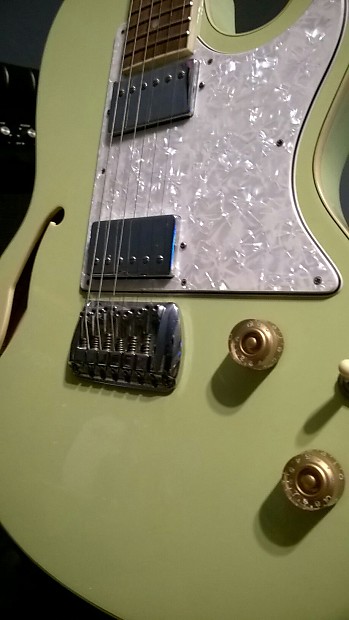 2004 Ibanez Talman FTM60 Sea Foam Green Artcore Rare Guitar In Rarer Color