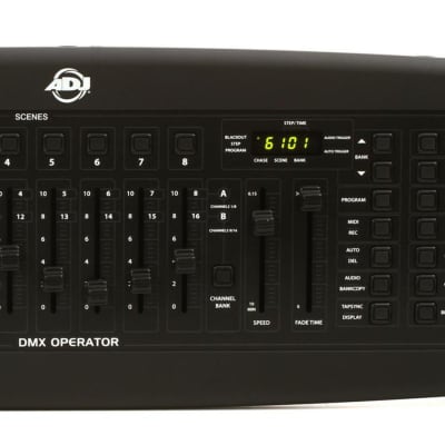 ADJ DMX Operator 192-Ch DMX Lighting Controller  Bundle with ADJ O-Clamp 1.5 Lighting Clamp image 1