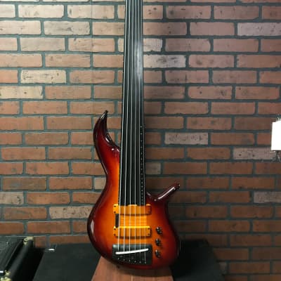 F Bass BNF 6 String Fretless Bass AC signed Fbass image 1