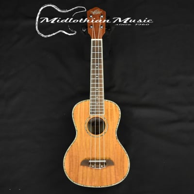 Oscar Schmidt OU5LHK Left-Handed Concert Koa Ukulele & Gig Bag