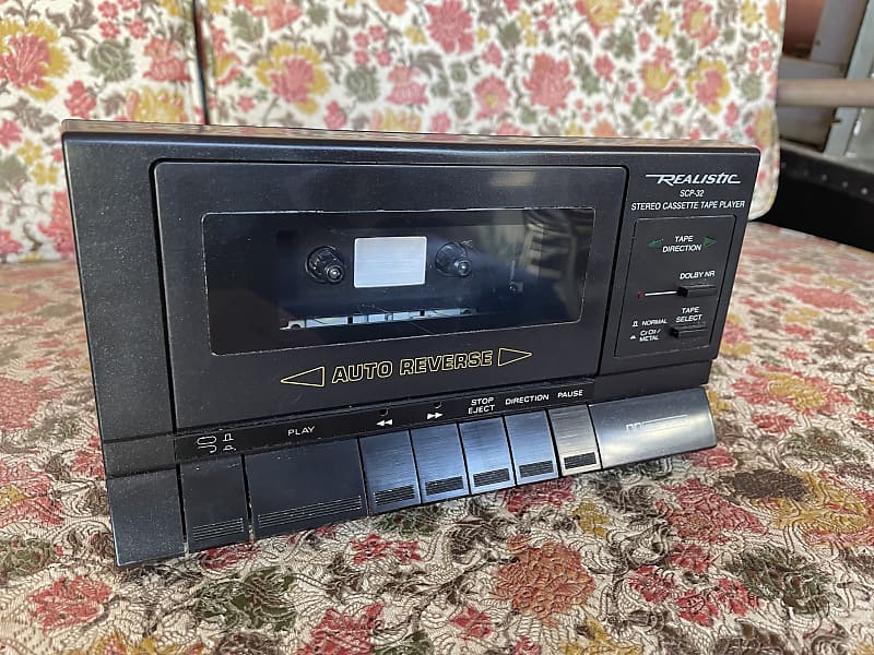 Purchases Vintage Realistic SCP-32 Stereo Cassette Tape Player Tested Working