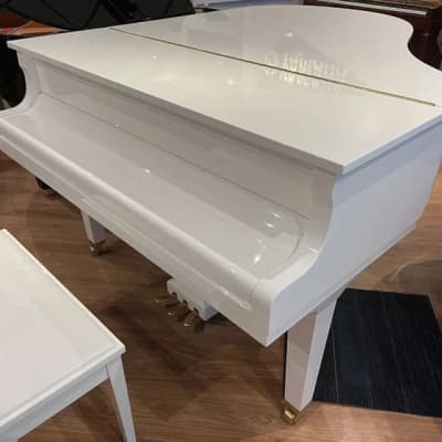Yamaha GC2 Disklavier 5′ 8″ Grand Piano, White image 6
