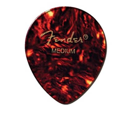 Fender 347 Classic Celluloid Guitar Picks - SHELL - MEDIUM - 12-Pack (1 Dozen) image 1