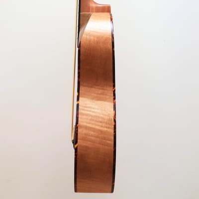 Oscar Schmidt OUB800K Acoustic-Electric Ukulele Bass, Flamed Maple body. Includes deluxe bag. image 8