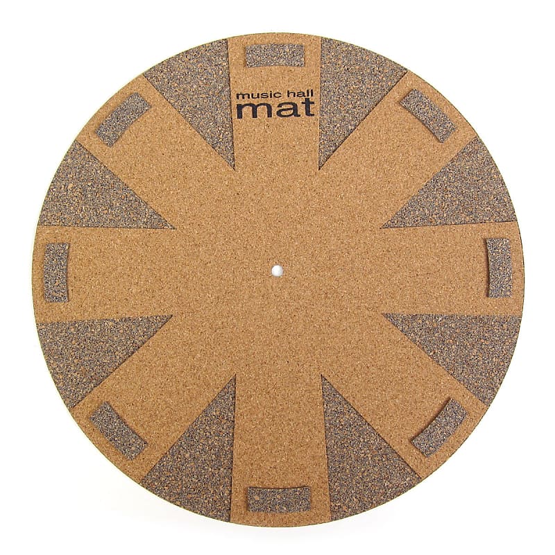 Music Hall: Aztec Blue Cork Record Mat  			