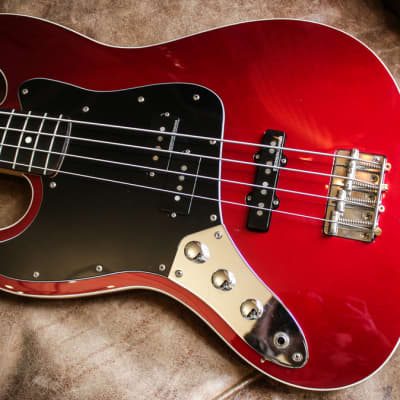 Rare Left Handed Fender Jazz Bass Aerodyne 2010 Candy apple red image 3