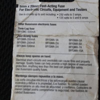 Cooper Bussmann 500mA Fuses 2 Pack GMA-500mA image 4
