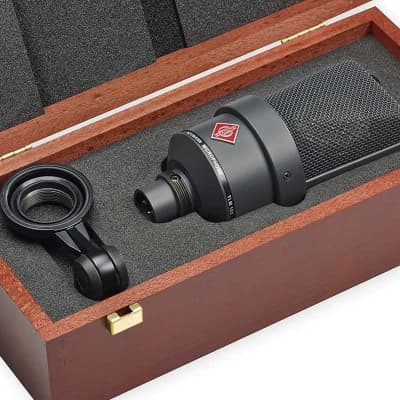 Neumann TLM103 Cardioid Studio Condenser Microphone with SG1 mount and box - Black image 5