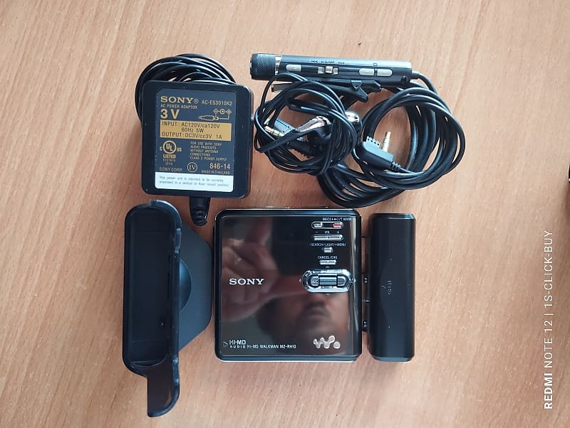 Sony MZ-RH10 Hi-MD black Walkman MiniDisc Recorder | Reverb Romania