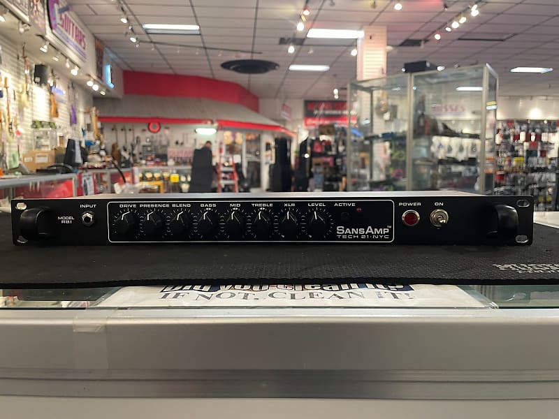 Tech 21 Tech21 sans amp rackmount Preamp Guitar Effects Pedal Reverb