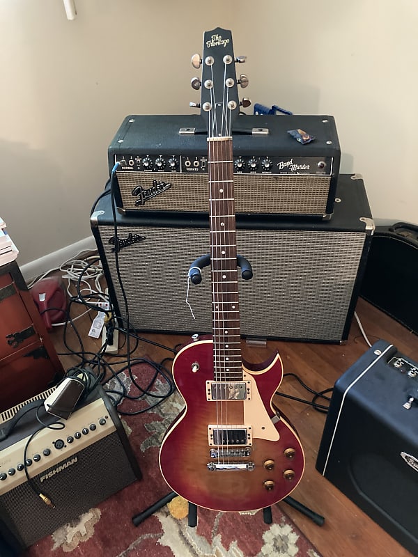 1989 Heritage H-140 w/TKL Hard Case | Reverb