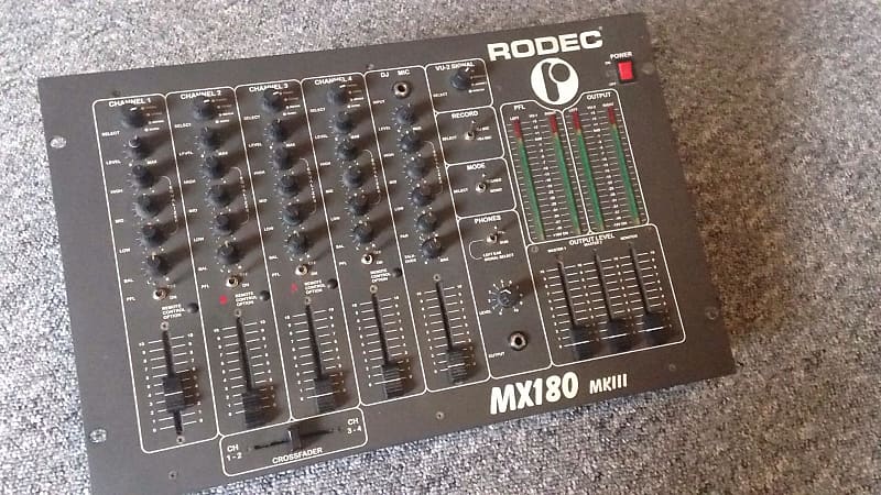 RODEC MX180 MKIII　アナログDJミキサー RODEC MX180 MKIII アナログDJミキサー