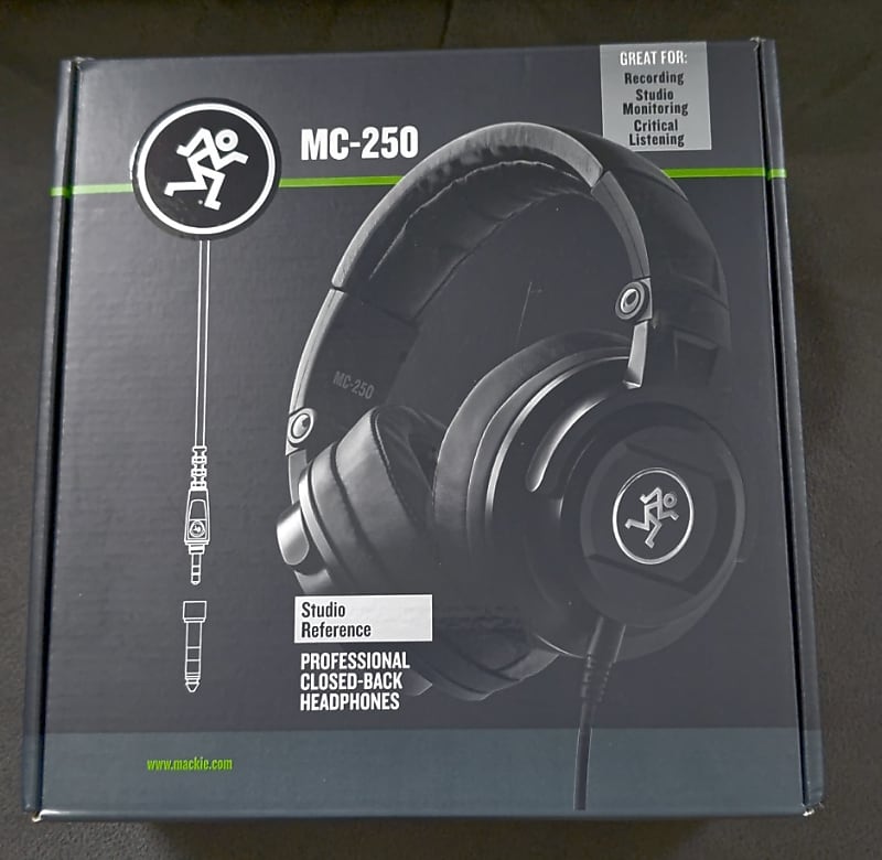 Mackie MC-250 Closed-Back Monitor Headphones 2019 - 2021 - Black image 1