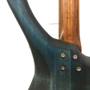 Warwick Custom Shop Fortress (left-handed) 2002 Ocean Blue OFC (Satined Surface) image 6