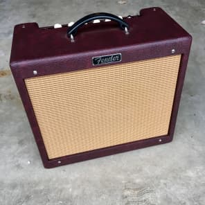 Fender Blues Junior Jr. III 3 Wine Red Cannibas Rex - Near