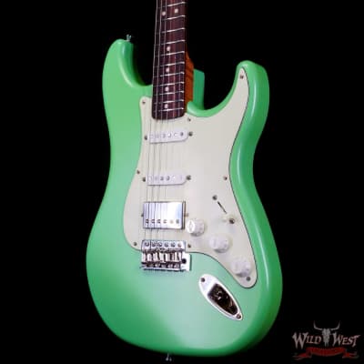 LsL Saticoy One B S Style HSS Roasted Flame Maple Neck Rosewood Fingerboard Surf Green image 2