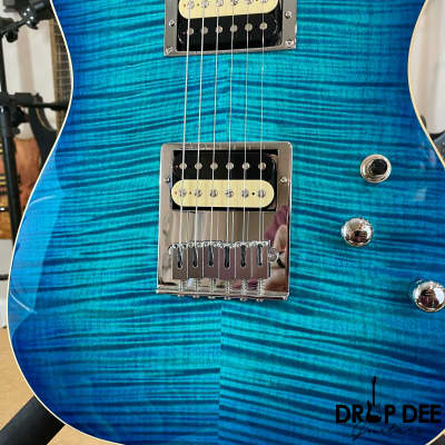 Schecter USA Custom Shop PT Custom Electric Guitar w/ Case-Trans Sky Blue image 6