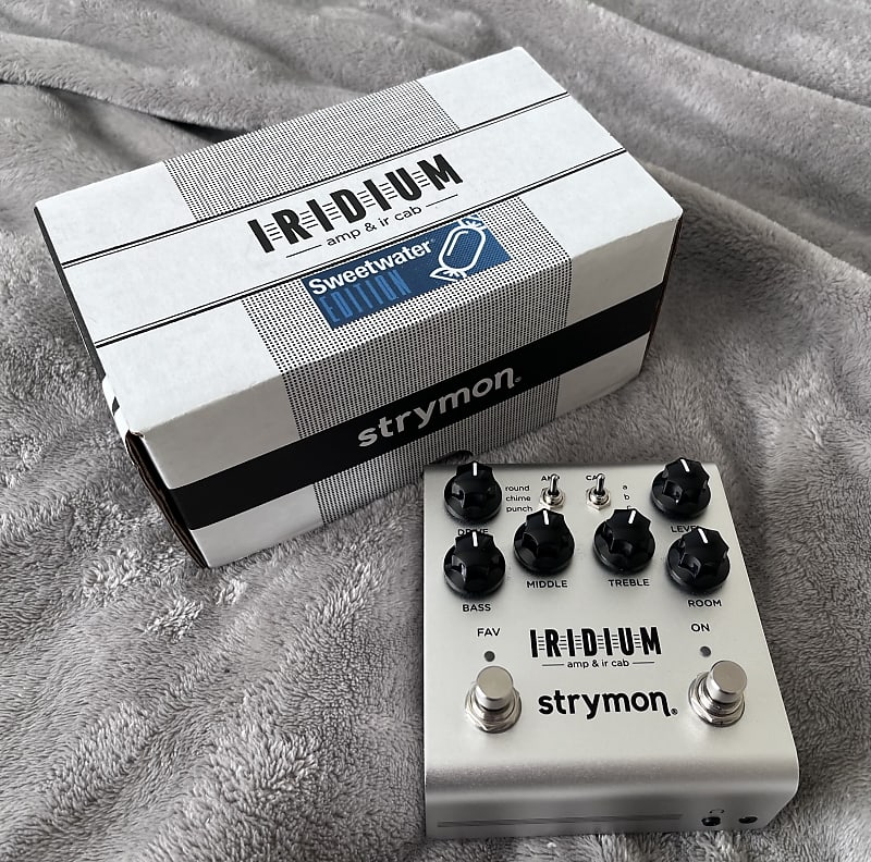 Strymon Iridium SILVER LIMITED ED. Amp & Cab Sim Pedal Reverb
