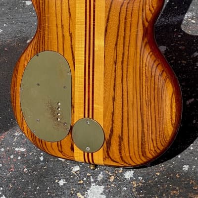Alembic Series II Bass 1980 ultra rare all original Stanley Clarke Zebrawood Series II Short Scale its $39,800. new !! image 5
