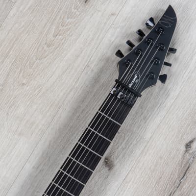 Mayones Duvell Elite Pro 7 Guitar, 7-String, Ebony, Trans Graphite Satin image 8