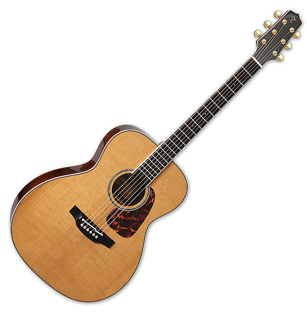 Takamine CP7MO TT Thermal Top Series OM Acoustic/Electric Guitar Natural Gloss image 1