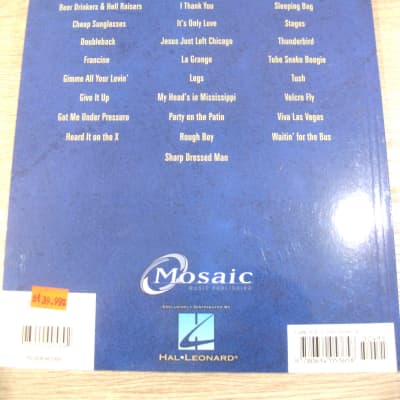 ZZ Top Guitar Anthology Sheet Music Song Book Guitar Tab Tablature Hal Leonard image 2