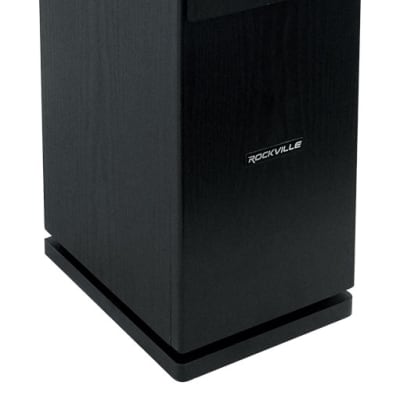 (1) Rockville RockTower 68B Black Home Audio Tower Speakers Passive 8 Ohm image 4