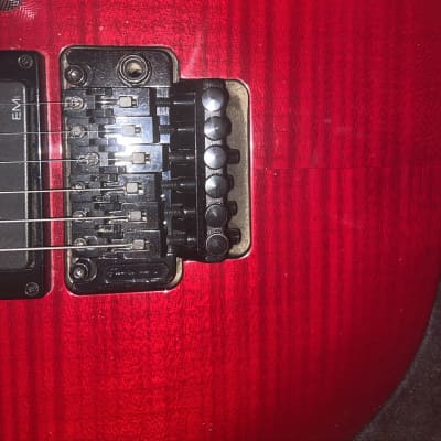 Jackson PS-4 Performer 90’s-2000’s - Transparent Red image 4