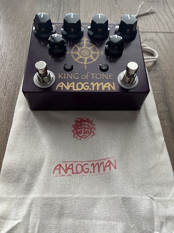 Analog.Man King Of Tone V4 難あり Analog Man King of Tone V4 (High Gain Both Sides) - YouTube