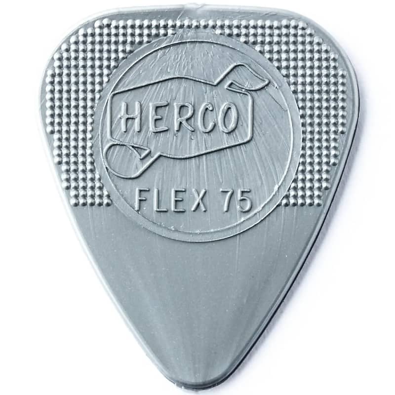 Dunlop HE211P Herco Nylon Flex 75 Heavy Guitar Picks (12-Pack) image 1