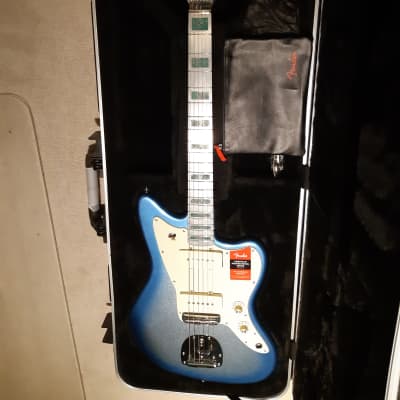 Fender Limited Edition American Professional Jazzmaster 2020 Sky Blue Metallic with Aluminum Neck image 1