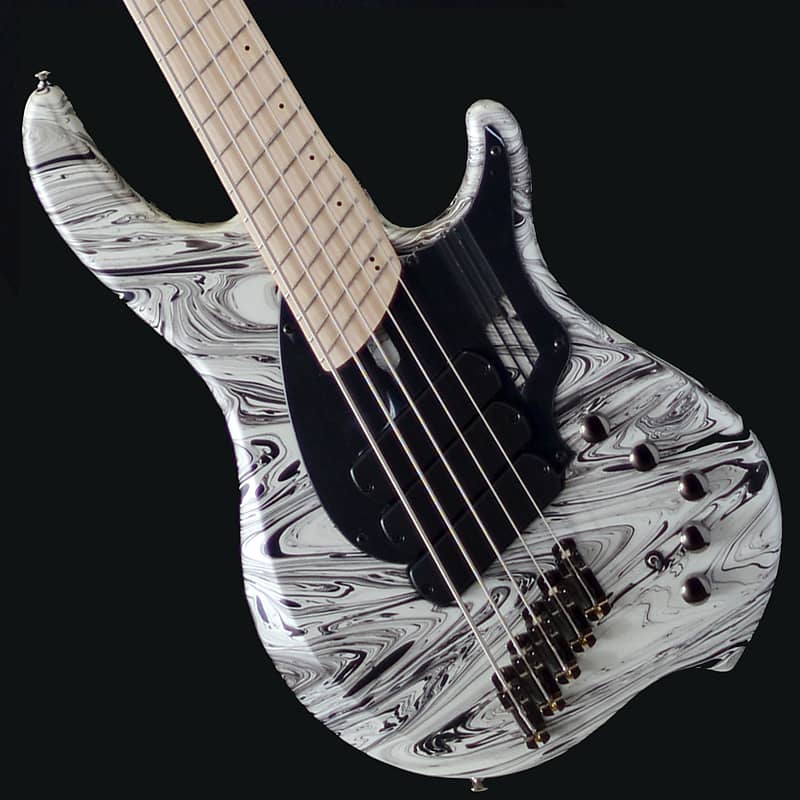PRE-ORDER Dingwall NG3 Ducati Matte White Swirl (Discontinued Color!) 4, 5, or 6 String - 5 String image 1
