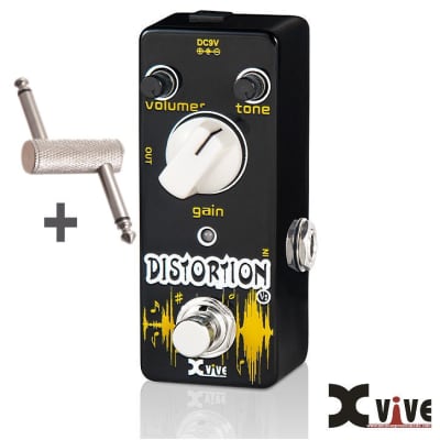 Xvive V2 Distortion Micro Effect Pedal Analog True Bypass FREE SHIPPING image 1