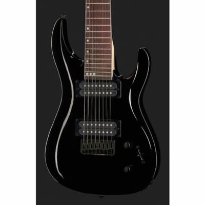 Harley Benton R-458BK Progressive Series Electric Guitar - 8 String for sale
