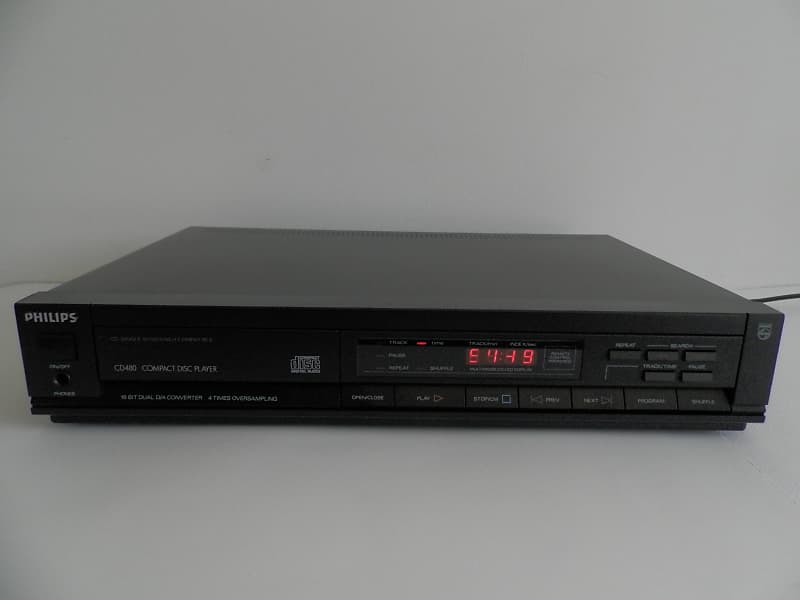Philips CD-480 TDA1543 NOS NonOverSampling Modified (1989)  			
